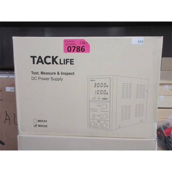 New DC Power Supplies - Tacklife Model: MDC02