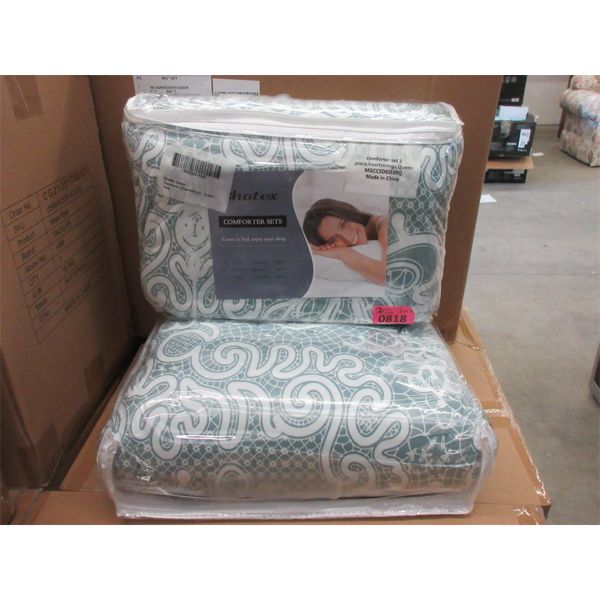 2 New Queen Size Heartstrings Comforter Sets