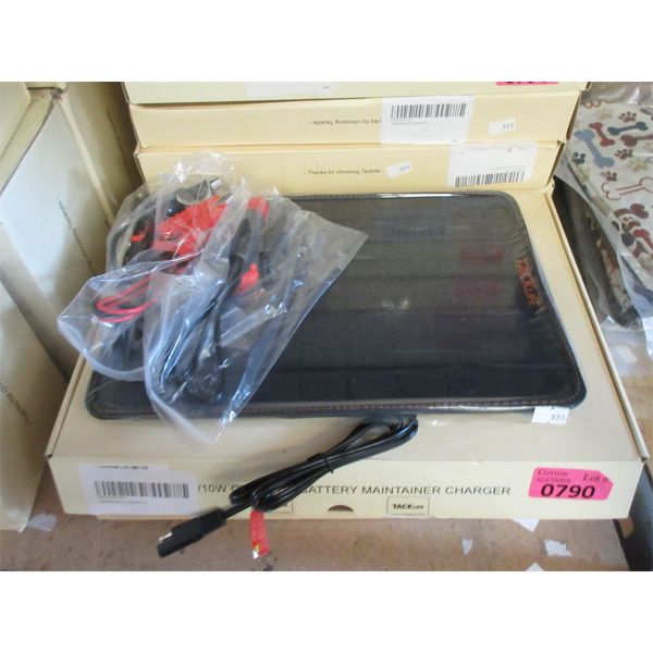 New Solar 18V/10W Outdoor Battery Maintainer Charger