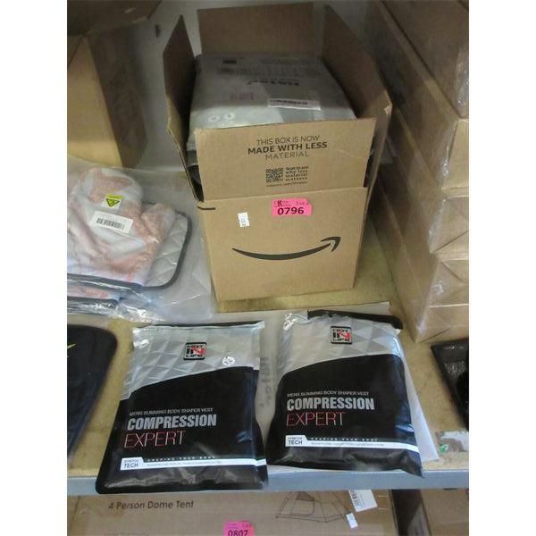 11 New Sets of 2 Men's Slimming Body Shaper Vests