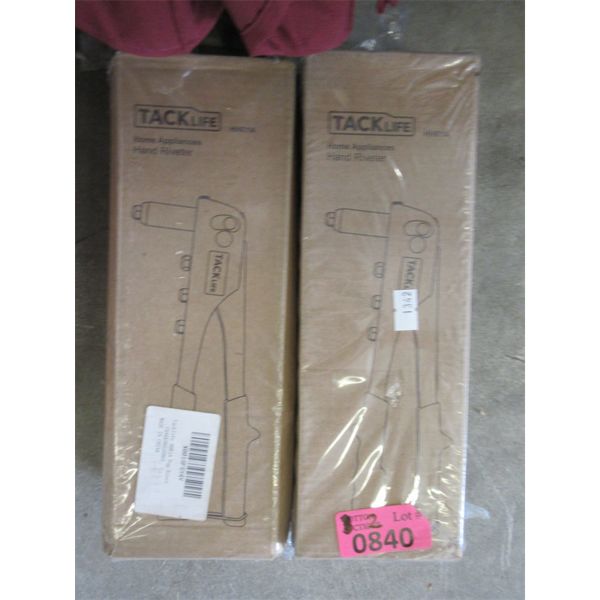 2 New Hand Riveters - Tacklife Model: HHR4A