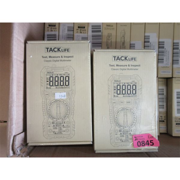 2 New Tacklife Digital Multimeters 