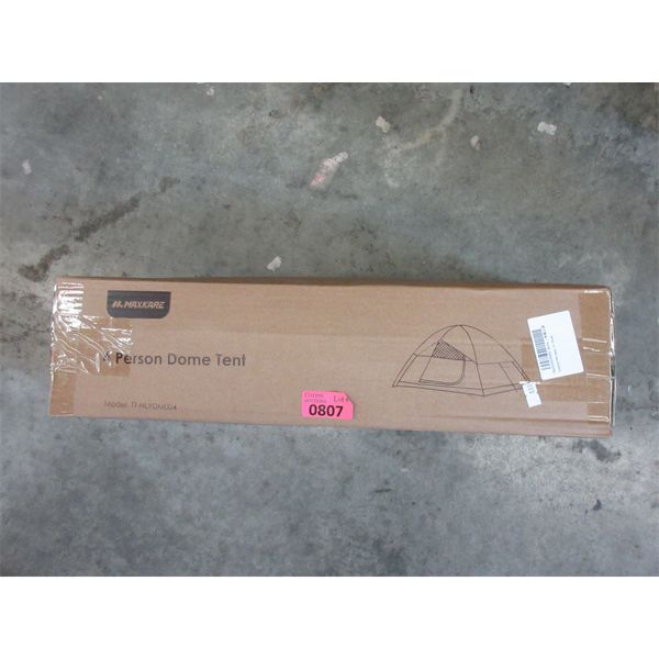 New MaxKare 4 Person Dome Tent