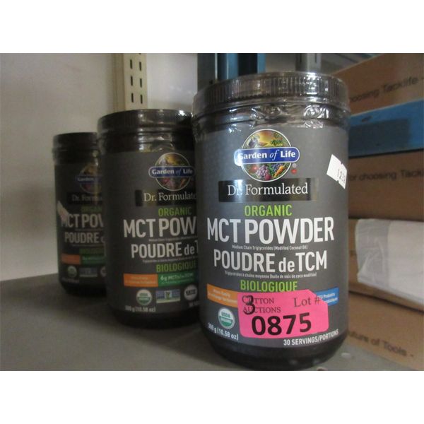 3 x 300 g Organic MCT Powder 