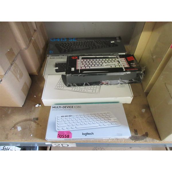 5 Assorted Keyboards and Keyboard Combos