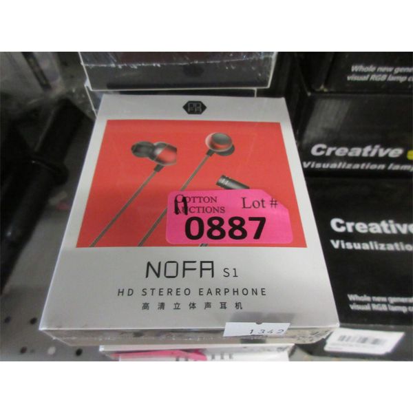 11 New Nofa S1 HD Stereo Earphones - Wired