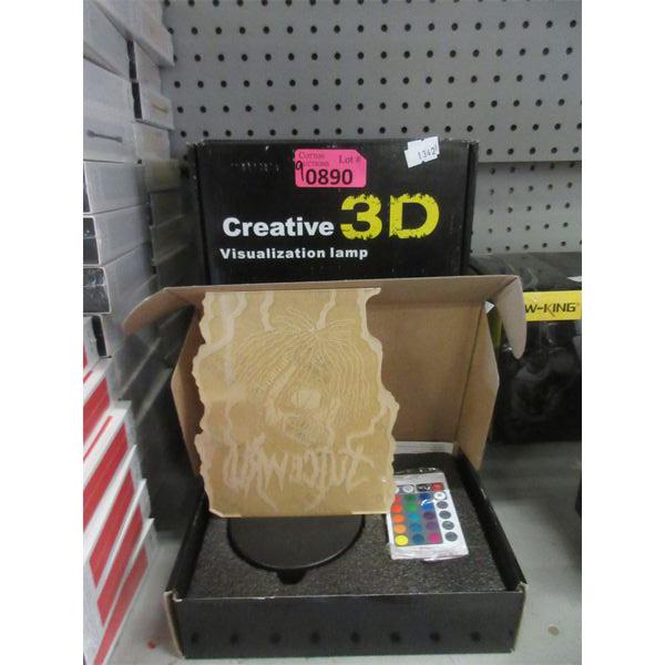 9 Assorted 3D Projection Lights 