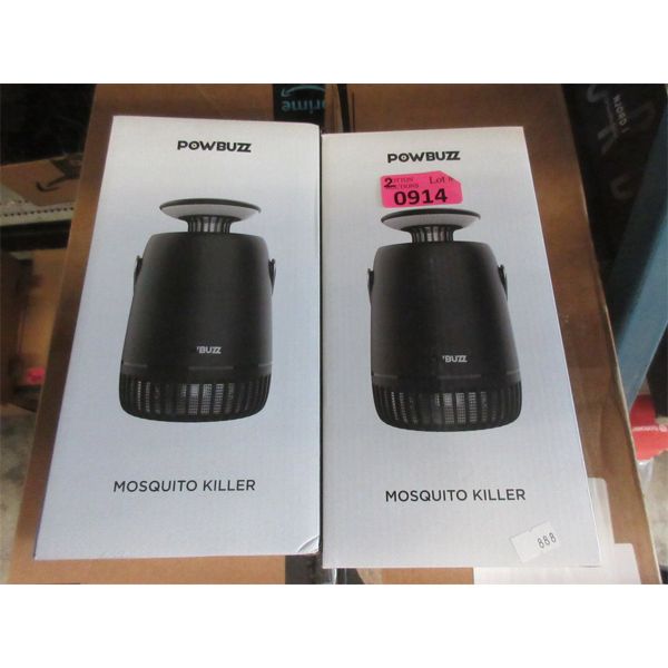 2 New PowBuzz Mosquito Killers - Model PB-H01E 