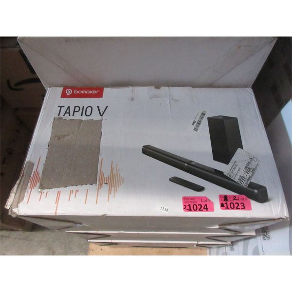 2 Bomaker Tapio V Soundbar Systems 