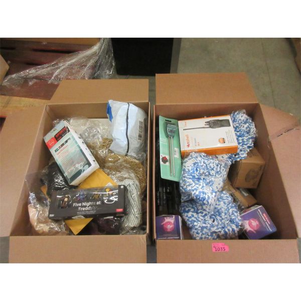 2 Boxes of Assorted Open Box Goods