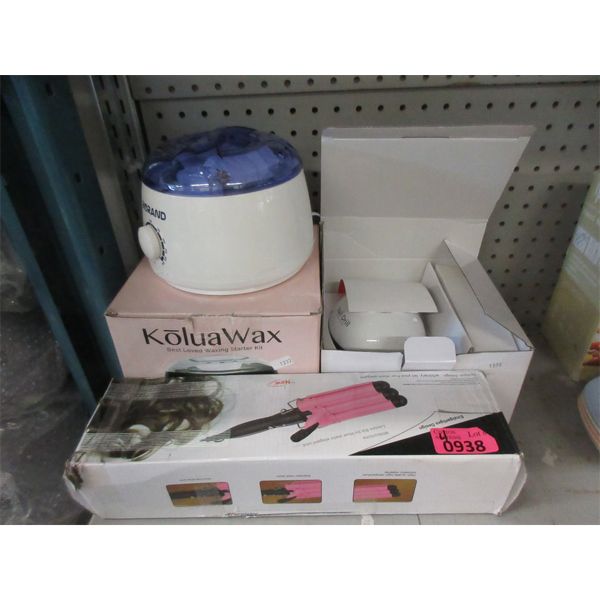 Nail Drill, Hair Styling Tool & 2 Waxing Kits
