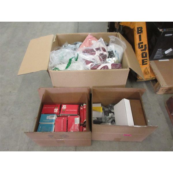 3 Boxes of Assorted Overstock Goods