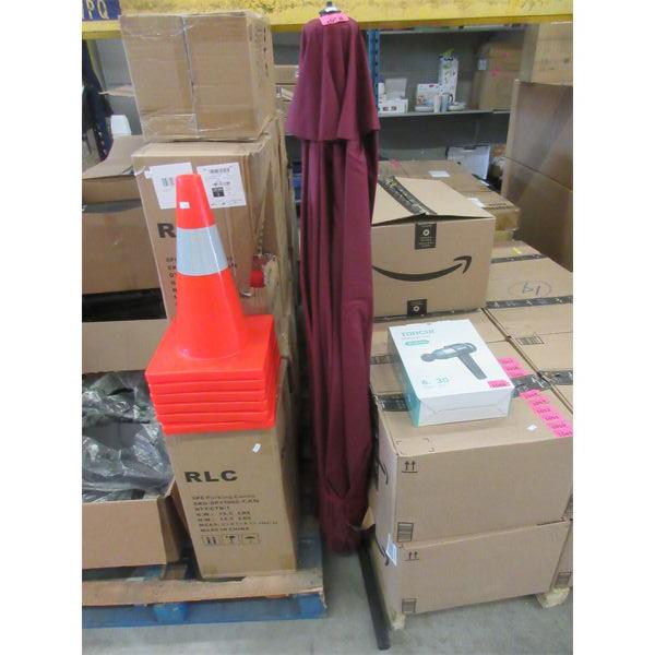 New Burgundy Patio Umbrella - No base