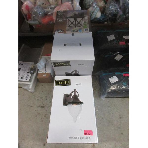 2 Jcsteu Exterior Wall Lights 