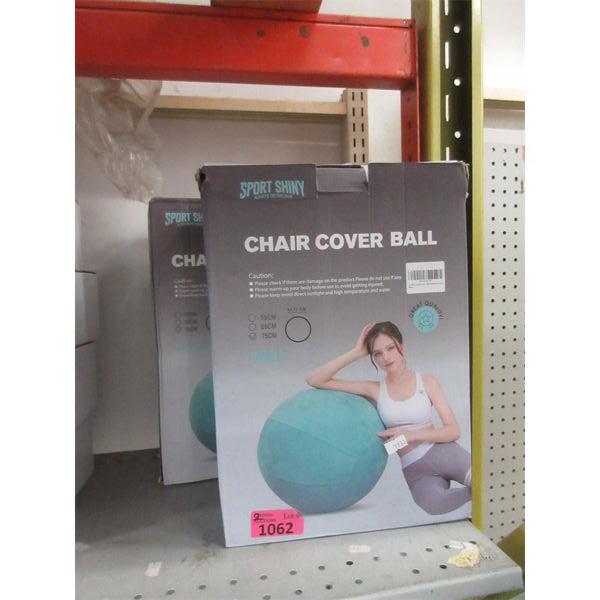 2 Sport Shiny Chair Cover Balls 