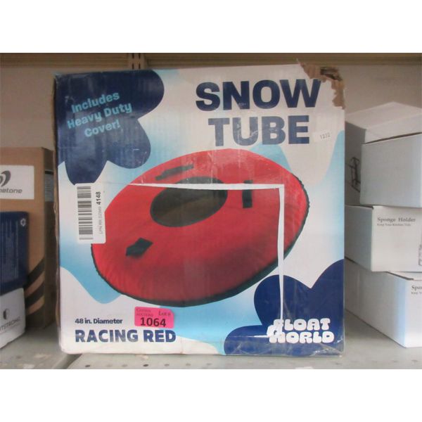 Float Word 48" Racing Red Snow Tube