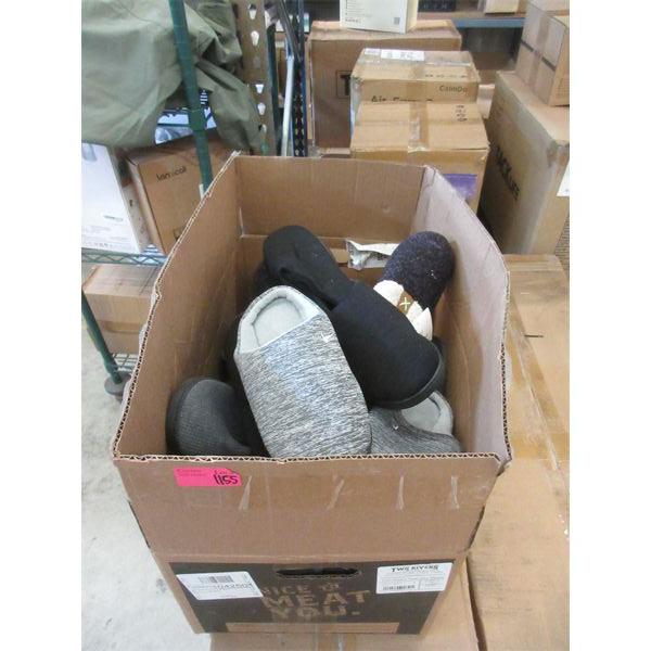 Box of Slippers - Variety of sizes, styles and colours