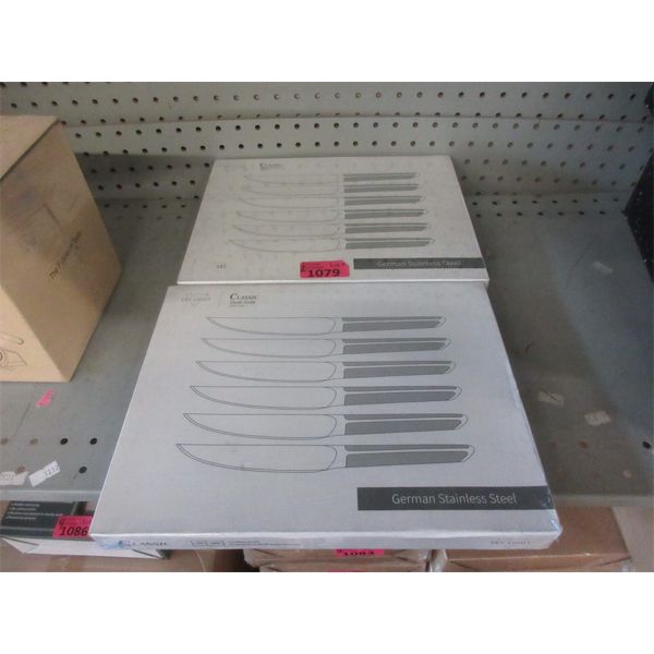 2 New Sky Light Classic Steak Knife Sets - 6 Piece