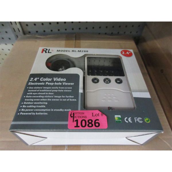 4 New Electronic Colour Video Peep Hole Viewers