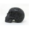 Image 2 : Lava Rock Hand-Carved Skull - 360 Carats