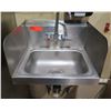Image 1 : Advance Tabco Single Wall-Mount Sink w/ Splash Guards 13"x17"