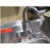 Image 2 : Advance Tabco Single Wall-Mount Sink w/ Splash Guards 13"x17"