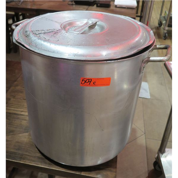 Large 60-Quart Stock Pot w/ Lid 18" Dia, 18"H