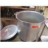 Image 2 : Large 60-Quart Stock Pot w/ Lid 18" Dia, 18"H