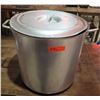 Image 1 : Large 60-Quart Stock Pot w/ Lid 18" Dia, 18"H
