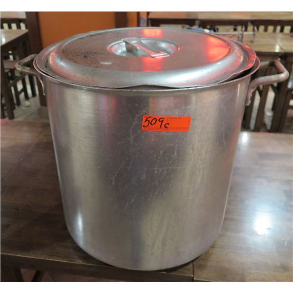 Large 60-Quart Stock Pot w/ Lid 18" Dia, 18"H