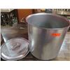 Image 2 : Large 60-Quart Stock Pot w/ Lid 18" Dia, 18"H