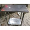 Image 1 : Metal Work Table w/ Undershelf 30"x18"x34"H