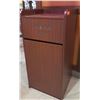 Image 1 : Waste Receptacle w/ Backsplash Top & Front Door 22"x22"x46"H