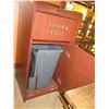 Image 3 : Waste Receptacle w/ Backsplash Top & Front Door 22"x22"x46"H