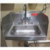 Image 1 : Advance Tabco Single Wall-Mount Sink w/ Splash Guards 13"x17"