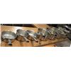 Image 1 : Qty Approx. 7 Stock & Sauce Pots (Some Lids), Misc Sizes