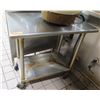 Image 1 : Rolling Metal Work Table w/ Undershelf