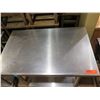 Image 2 : Rolling Metal Work Table w/ Undershelf 36"x24"x36"H