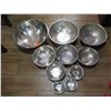 Image 2 : Multiple Metal Mixing Bowls, Misc Sizes