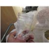 Image 8 : Rolling Metal Cart & Contents: Take-Out Containers, Coffee Stirrers, etc