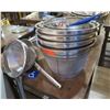 Image 1 : Multiple Colanders & Strainers, Misc Sizes