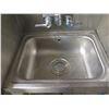 Image 2 : Advance Tabco Single Wall-Mount Sink w/ Splash Guards 13"x17"