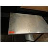 Image 2 : Advance Tabco Rolling Metal Work Table w/ Undershelf 36"x24"x36"H