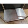 Image 3 : Advance Tabco Rolling Metal Work Table w/ Undershelf 36"x24"x36"H