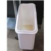 Image 1 : Rolling Metal Work Table w/ Undershelf 24"x18"x40"H & White Bin