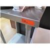 Image 2 : Rolling Metal Work Table w/ Undershelf 24"x18"x40"H & White Bin