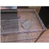 Image 3 : Rolling 3-Tier  Metal Mesh Cart  34"L x17"W