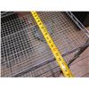 Image 9 : Rolling 3-Tier  Metal Mesh Cart  34"L x17"W