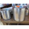 Image 2 : Qty 4 Large Stock Pots (No Lids), Misc Sizes