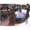 Image 2 : Qty 3 Metal Plant Stands w/ Angel Motif 8" Dia, 5"H (Heavy)